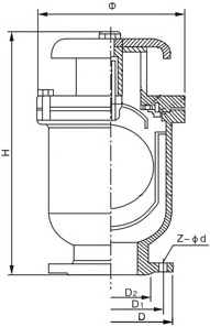 ZFGP4X整體式進(jìn)排氣閥